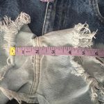 Abercrombie & Fitch Y2K Vtg Dip Dye High Rise Cut Off Denim Shorts 8 Distressed Photo 4
