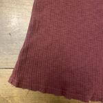 Sundry  3 mauve ribbed knit cotton‎ modal long sleeve long line turtleneck large Photo 1