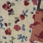 Patchwork Blazer with Floral and Geometric Design Red Size M Photo 4