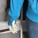 Burton  Hooded Sweatshirt Hoodie Pullover Jumper Blue Women's Cozy Fleece Size Sm Photo 3