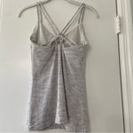 Lululemon Grey Criss Cross Back Tank Size 4 Photo 4