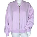ZARA  Sweatshirt Women Small Medium Violet Purple TRF Collection Dolman Oversized Photo 0
