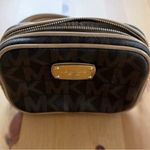 Michael Kors Jet Set Crossbody + Mini with Brown Logo Monogram Photo 8