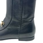 Gucci Jordaan Leather Horsebit Buckle Chelsea Ankle Boots Black Size 37 Photo 6