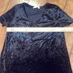 Spring & Mercer Velvet Leggings Tee black tunic top shirt small woman’s Photo 3