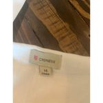 Festival Wedding Shower Tiered Dress Size 14 Shift Tencel Tennis Western Neutral Photo 1