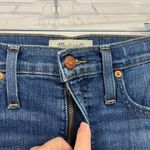 Madewell Size 27 Blue Distressed Cropped Classic Straight Leg Jeans Photo 2