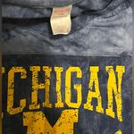 Womens Michigan wolverines blue tie dye shirt Size M Photo 1
