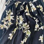 Gianni Bini Floral Maxi Dress ROMPER in Black Photo 4