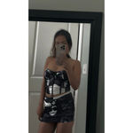 Mini skirt and top Black Size XS Photo 4