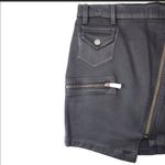 Hudson Jeans HUDSON High Rise Moto Denim Mini Skirt Photo 2