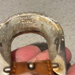 Vintage 1991 Beaded Native American Southwestern Leather Belt size 36 Brown Photo 9