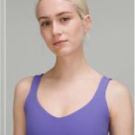 Lululemon  Align Tank Top Size 2 Charged Indigo Purple Cropped Yoga Pilates Chic Photo 3