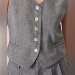 Rihoas Grey V Neck Button Vest Gray Size XL Photo 2