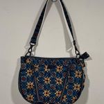Lug Swivel Convertible shoulder Bag tiles teal purse Photo 3