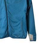 Mammut‎ Teal Blue Borah Fleece Asymmetrical Jacket Women’s Small 1010 Photo 3