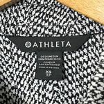 Athleta  Braiden Shirt Jacket Women’s Size XS Black White Oversized Layering Photo 7