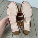 Furla Carmen Leather Vitello Sparkling Sandals 36 Gold & Cognac $365 Italy Photo 8