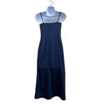 Danielle Bernstein  Blue Milkmaid Adjustable Spaghetti Straps Dress Size Small Photo 2