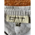 Jones New York  SPORT Linen Bottom Down Grey Shirt Photo 1