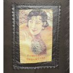 Funky East Design Corp Women's Fur Coat Fox Collar Tiered Genuine Luxury M Brown Size M Photo 6