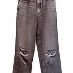 PacSun  Jeans Highrise 90s Boyfriend Straight Distressed Gray Rip Women’s Size 26 Photo 0