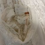 Free People  White Lace Dress Mini Photo 2