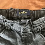 Black Jean shorts with ruffle edge Size M Photo 1