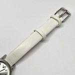 American Eagle women’s watch 23mm silver tone dial white leather band running Photo 2