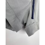 Athleta  Beach Side Grey Blue Pinstripe Drawstring Shorts Women's Size X-Small XS Photo 4