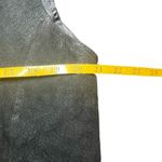 Leather Suede Black Vest Medium Snap Front Bikercore Moto Motorcycle Streetwear Photo 6