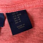 Rachel Roy Coral Linen Side Tie Top M Women’s Coastal Preppy Boho Summer Beach Pink Size M Photo 7