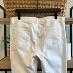 Eileen Fisher Mid-Rise White Slim Leg Ankle Jeans, 10 Photo 4