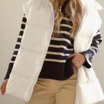 Amazon White Oversized Puffer Vest Photo 0