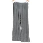 Auden Sleepwear Lounge Pants Gray Ribbed Wide Leg Size L Rayon Spandex Size L Photo 4