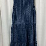 J. McLaughlin Blue Tiered Sleeveless Mini Dress Sz.M Photo 9