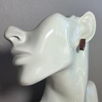 Kenneth Cole enamel silver tone earrings Photo 5