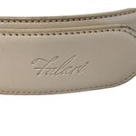 Falari Automatic Ratchet Belt Size Medium Adjustable Buckle Gray Leather Strap Photo 2