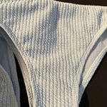 SheIn Powder Blue Ribbed Bikini Size Small Photo 3