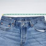 Levi's Premium 501 90s Cutoff Mid Thigh Jean Shorts Women's Size 28 Medium Wash Photo 10