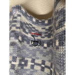 Lucky Brand Vtg Y2K Women Waffle Knit Thermal Henley Top Boho S Blue Long Sleeve Photo 3