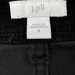 J.Jill Suede Ankle Legging Ankle Pants Black Women Size Small Classic Preppy Photo 5