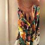 ZARA  Floral Open Back Skater Dress Size M Photo 5