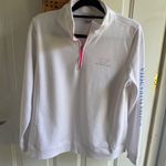 Vineyard Vines  White Pullover with Pink Accents Photo 0