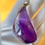 NWOT Uruguay Natural Therapy Amethyst pendant in Large size/29.59g Photo 4