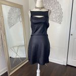 Early 2000's Hottie Slinky Open Back Lace Up Little Black Mini Party Dress M Size M Photo 1