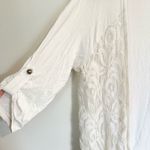 Bobeau  White Cream Lace Open Front Cardigan Sweater - Size: Small Photo 3
