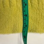 Aerie Buttercream Crewneck Sweater Ribbed Medium Batalia Green Yellow Chartreuse Photo 7