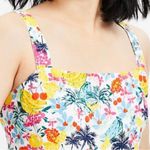 Loft Floral Tie Back Peplum Cami Size 4 Photo 3