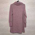 Anthropologie Maeve Women's Small Pink Purple Cowl Neck Tunic Top Sweater Dress Photo 7